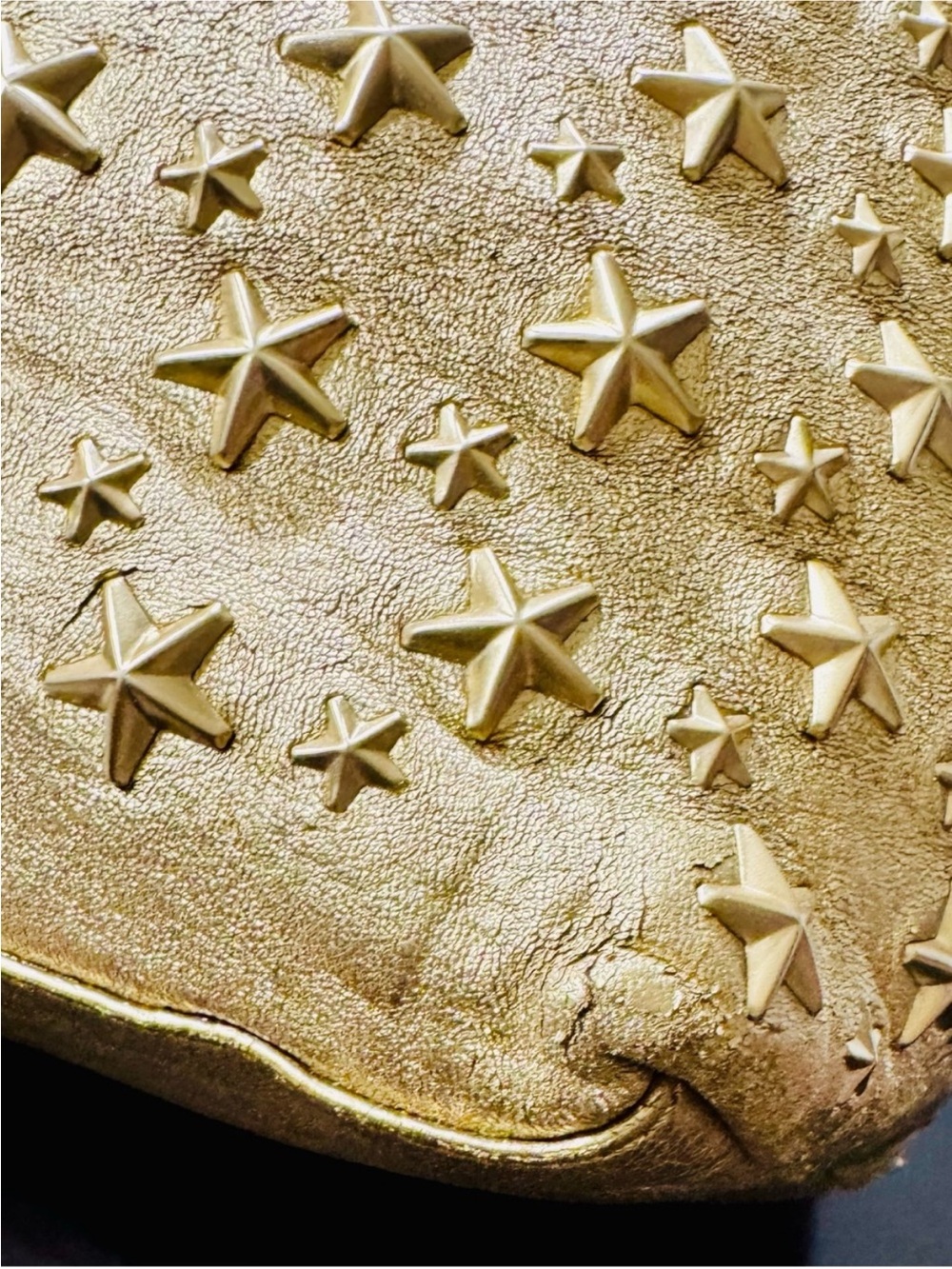 Jimmy Choo Gold Star-Embellished Tote Bag - Gold - Picture 5 of 7